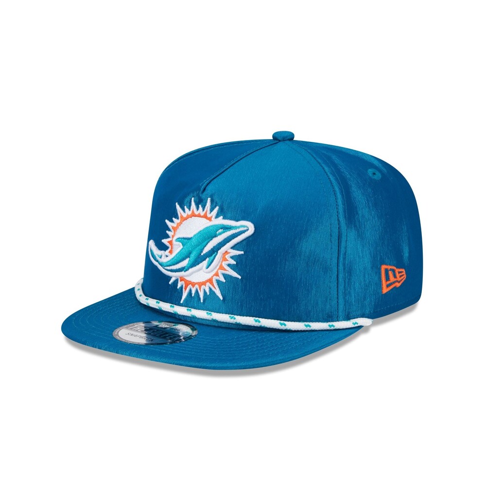 New Era Miami Dolphins Team Rope Golfer Hat - One Size
